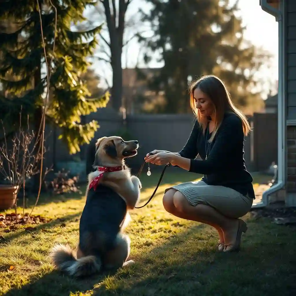 How train home dogs care